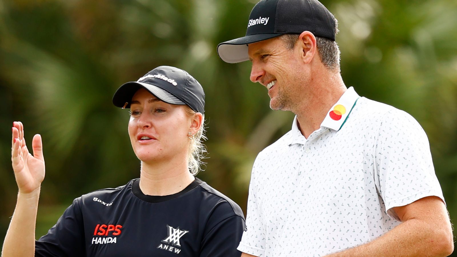 Grant Thornton Invitational Charley Hull and Justin Rose two behind leaders Nelly Korda and