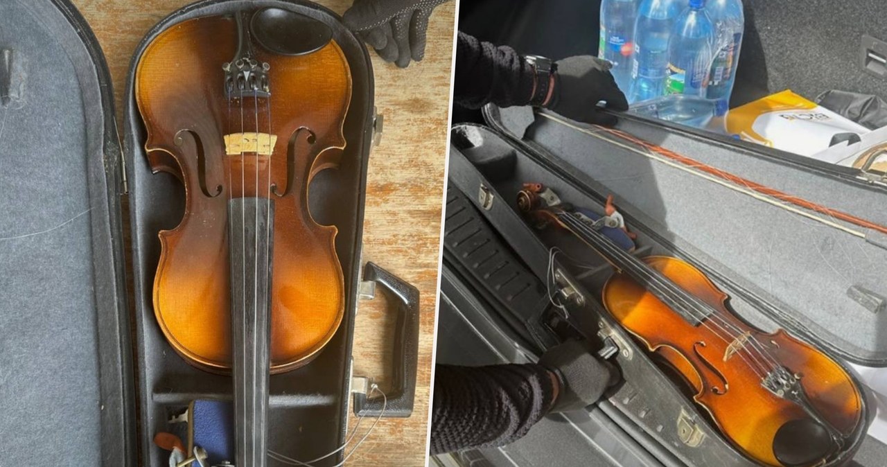 Ukraine. A Stradivarius violin on the border with Poland. Action by the ...