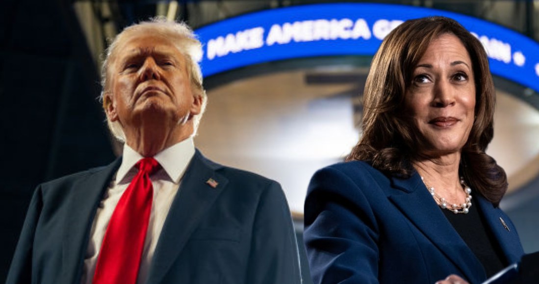 US Elections 2025. Kamala Harris vs. Donald Trump. There's a Poll