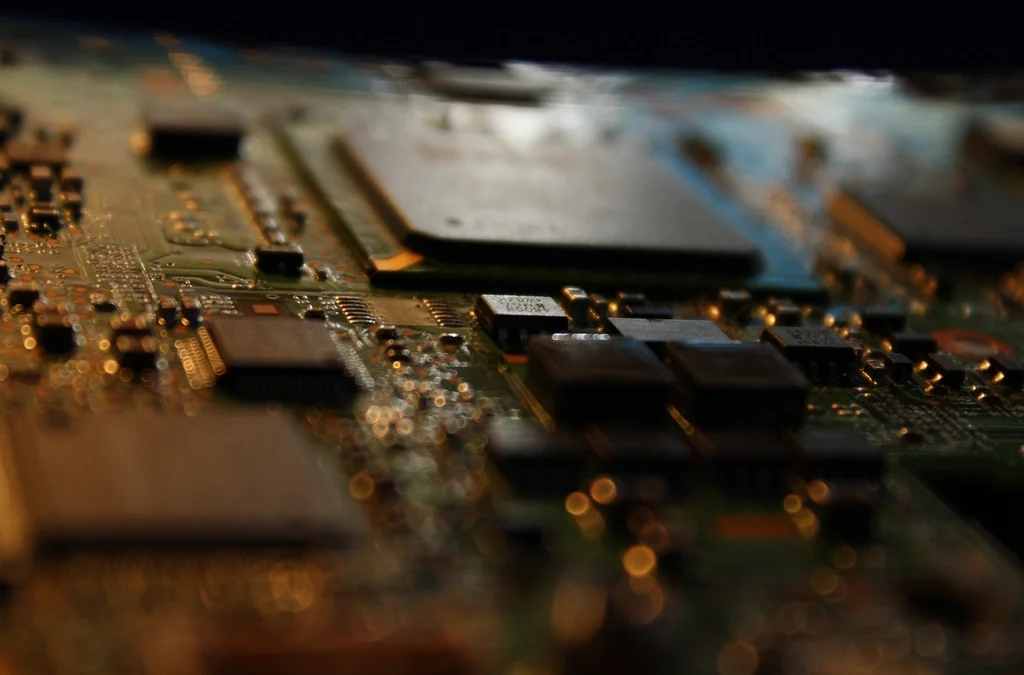 Abstract representation of artificial intelligence and computer systems