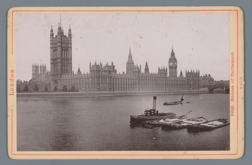 The Palace of Westminster and Houses of Parliament in London